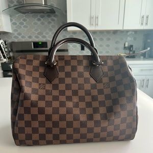 Authentic Louis Vuitton Gamier ebene Speedy 30